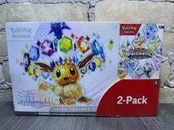 Pokemon Prismatic Evolutions Elite Trainer Box and Booster Bundle Costco 2-Pack - Image 1