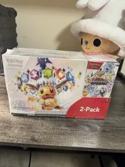 Pokemon Prismatic Evolutions Elite Trainer Box and Booster Bundle Costco 2-Pack - Image 1