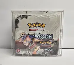 Pokemon Sun & Moon Burning Shadows Booster Box Factory Sealed W/ Ultra Pro Case 820650812309 - Image 1