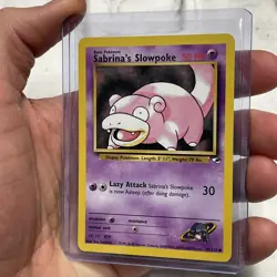 Sabrina's Slowpoke 95/132 - Gym Heroes Unlimited Edition - WOTC Pokemon Card NM - Image 2