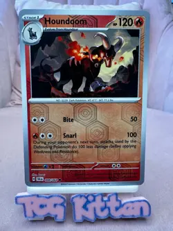 Houndoom 008/064 Reverse Holo Shrouded Fable SFA Pokemon Card NM TCGKITTEN - Image 1
