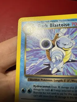 Dark Blastoise 20/82 Non Holo Rare Team Rocket Pokemon Card LP - Image 3