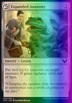 MTG Expanded Anatomy (2/447) Strixhaven School of Mages LP FOIL - Image 1