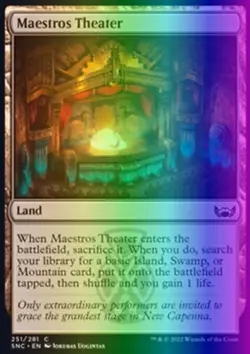 MTG Maestros Theater (251/547) Streets of New Capenna LP FOIL - Image 1