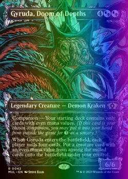 Gyruda, Doom of Depths (42/210) March of the Machine Multiverse Legends LP FOIL - Image 1