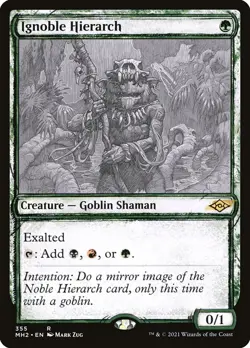 MTG Magic the Gathering Ignoble Hierarch (355/765) Modern Horizons 2 NM - Image 1