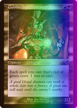 MTG Goblin Anarchomancer (421/767) Modern Horizons 2 LP FOIL- Retro - Image 1