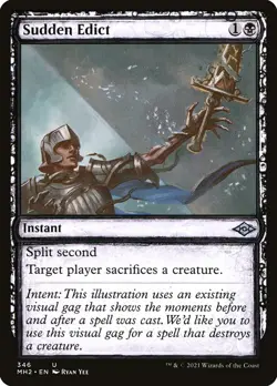 MTG Magic the Gathering Sudden Edict (346/765) Modern Horizons 2 NM - Image 1