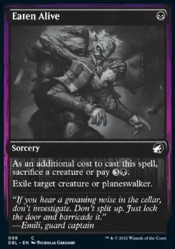 MTG Magic the Gathering Eaten Alive (99/633) Innistrad Double Feature LP - Image 1