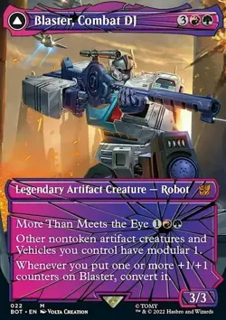 MTG Magic the Gathering Blaster, Combat DJ (22/60) Transformers NM - Image 1