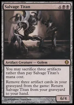 MTG Magic the Gathering Salvage Titan (84/260) Shards of Alara LP - Image 1