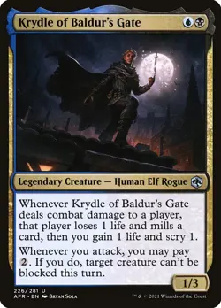 MTG Krydle of Baldur's Gate (226/518) Adventures in the Forgotten Realms NM - Image 1