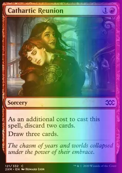 MTG Magic the Gathering Cathartic Reunion (121/503) Double Masters LP FOIL - Image 1