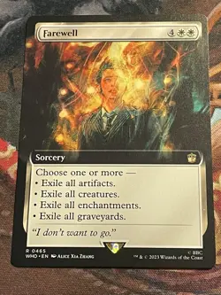 MTG - 1x Farewell - Extended Art / Doctor Who NM - Image 1