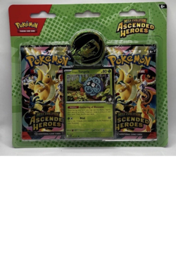 Pokemon TCG Ascended Heroes Erikas Tangela 2 Pack Blister New/Sealed SHIPS TODAY - Image 1