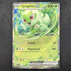 Pokemon TCG Sprigatito ex 087 Scarlet & Violet Promos Black Star Promo Card - Image 1