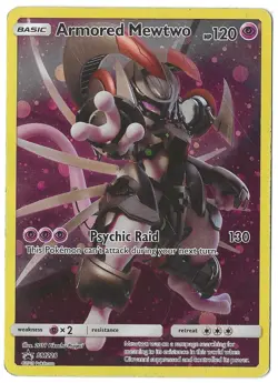 Armored Mewtwo SM228 Sm Holo Pokemon - MP - Image 1