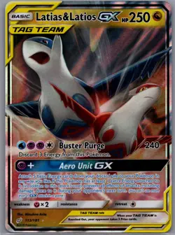 Pokemon TCG Latias And Latios Tag Team Gx 113/181 LP - Image 5