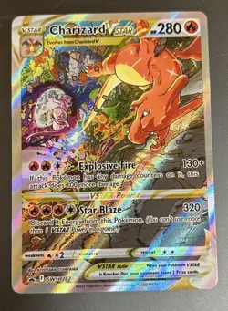 Pokemon Black Star Promo VSTAR Holo Charizard SWSH262 Sword & Shield - Image 1