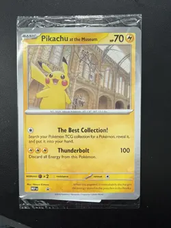 Pikachu At The Museum Pokemon x Natural History Museum Jumbo Promo 🌟| INHAND - Image 1