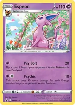 Espeon - SWSH174 - Pokemon Sword & Shield Promo Ultra Rare Holo Card NM - Image 1