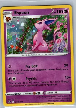 Espeon SWSH174 SWSH: Sword & Shield Promo Cards - Pokemon Card - NM - Image 1