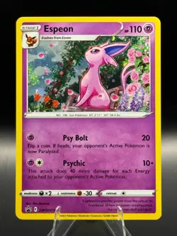 Espeon - SWSH174 - Pokemon Sword & Shield Promo Ultra Rare Holo Card NM - Image 1