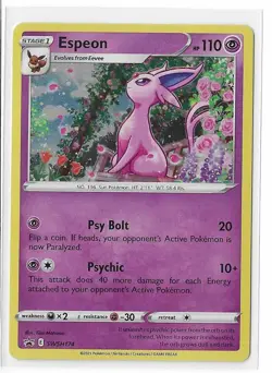 Espeon SWSH174 Sword & Shield Black Star Promo SWSH Pokemon TCG Card NM - Image 1