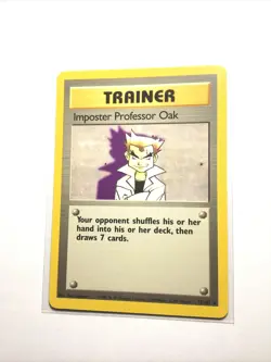 IMPOSTER PROFESSOR OAK - 73/102 - Base Set - Pokemon Card - EXC - Image 1
