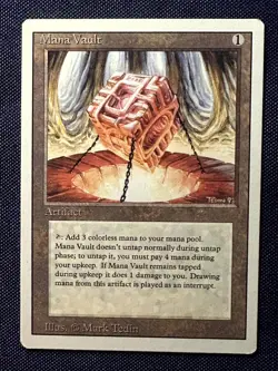 Mana Vault - 1994 Magic the Gathering MTG Revised - Near Mint - Free Shipping! - Image 1