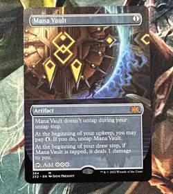 Mana Vault (Borderless) - Near Mint MTG Double Masters 2022 - Image 1