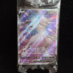 SEALED Mewtwo V SWSH229 Black Star Promo Full Art Holo Pokemon GO TCG 2022 NM - Image 3