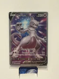 SEALED Mewtwo V SWSH229 Black Star Promo Full Art Holo Pokemon GO TCG 2022 NM - Image 1