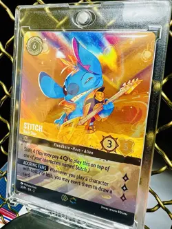 Disney Lorcana Stitch - Rock Star (Store Championship) 30/P1 Promo Enchanted 🔥 - Image 2