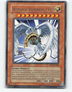 Winged Kuriboh LV10 #DP1-EN006 Rare Yugioh Card - Image 1