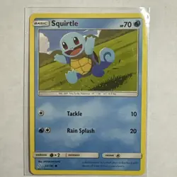 Squirtle 23/181 Regular Card SM - Team Up Pokemon TCG NM - Image 1