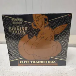 Pokemon TCG Shining Fates Elite Trainer Box ETB Torn Wrapper New & Sealed 820650808173 - Image 1