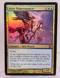 Magic the Gathering MTG Alara Reborn AVEN MIMEOMANCER Foil - Image 1