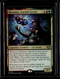 Roxanne, Starfall Savant - 228 - Foil - OTJ - NM - MTG Magic the Gathering - Image 1