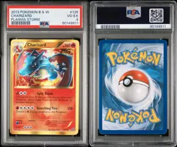 PSA 4 2013 Pokemon Black & White Plasma Storm Charizard Holo Foil SHINY 136/135 - Image 3