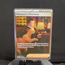 Giovanni's Charisma 204/165 SV03: Pokemon 151 Moderately Played NM/LP - Image 1