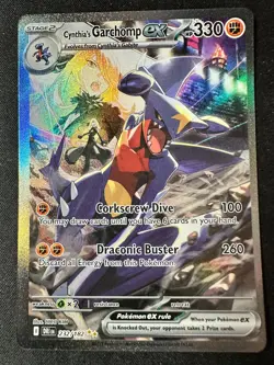 Pokemon TCG Scarlet & Violet - Destined Rivals: Cynthia's Garchomp ex 232/182 NM - Image 2