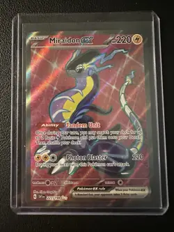 Miraidon ex #227/198 Full Art Ultra Rare Base Set Pokemon Scarlet & Violet - Image 1
