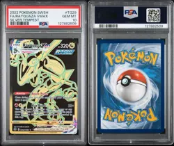 Pokemon TCG Rayquaza VMAX TG29/TG30 SWSH Silver Tempest Trainer Gallery PSA 10 - Image 1
