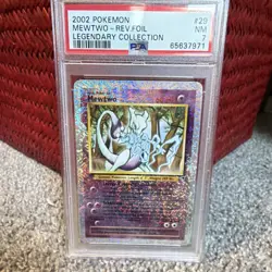 Pokemon Mewtwo Legendary Collection Reverse Holo 29/110 2002 PSA 7 - Image 1