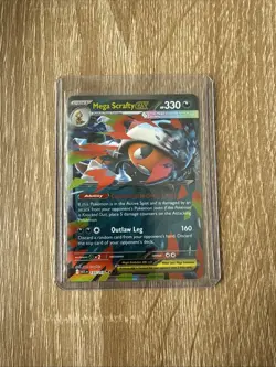 Mega Scrafty ex 135/217 Pokemon English NM In Hand Ready To Ship Rare - Image 3