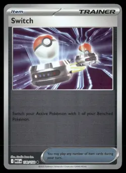 Switch - 130/132 Mega Evolution (MEG) Holo Trainer Pokemon TCG - Image 1