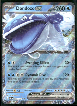 Dondozo ex - 066/182 - Destined Rivals (DRI) Double Rare Holo Pokemon TCG - Image 1