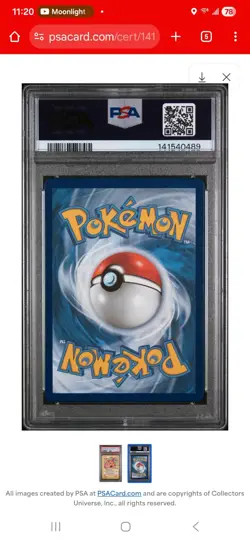 PSA 10 Birthday Pikachu Celebrations Classic Collection Pokemon Holo Black Star - Image 2