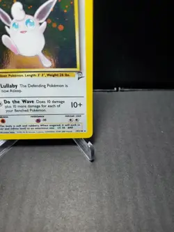 Pokemon TCG Wigglytuff 019/130 Base Set 2 Vintage Holo WOTC 1999-2000 LP SWIRL! - Image 5